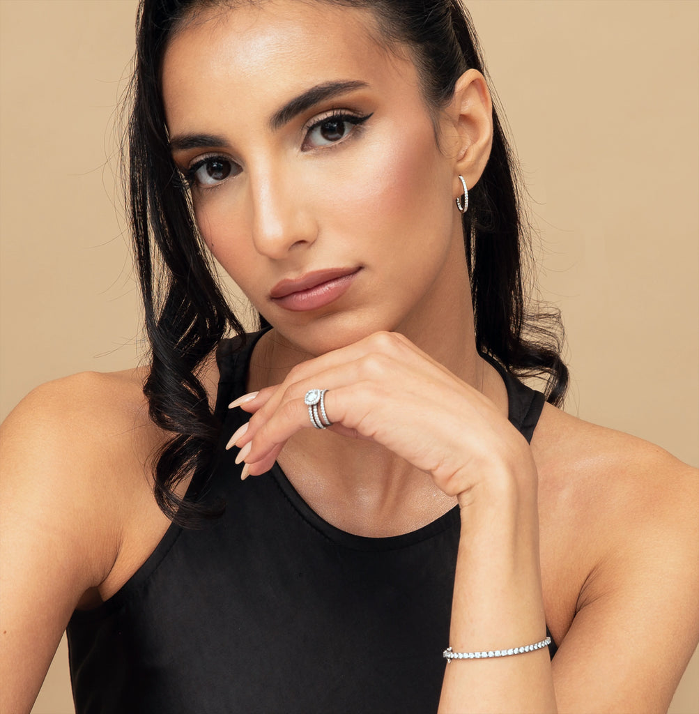 Engagement Ring - Halo Cushion